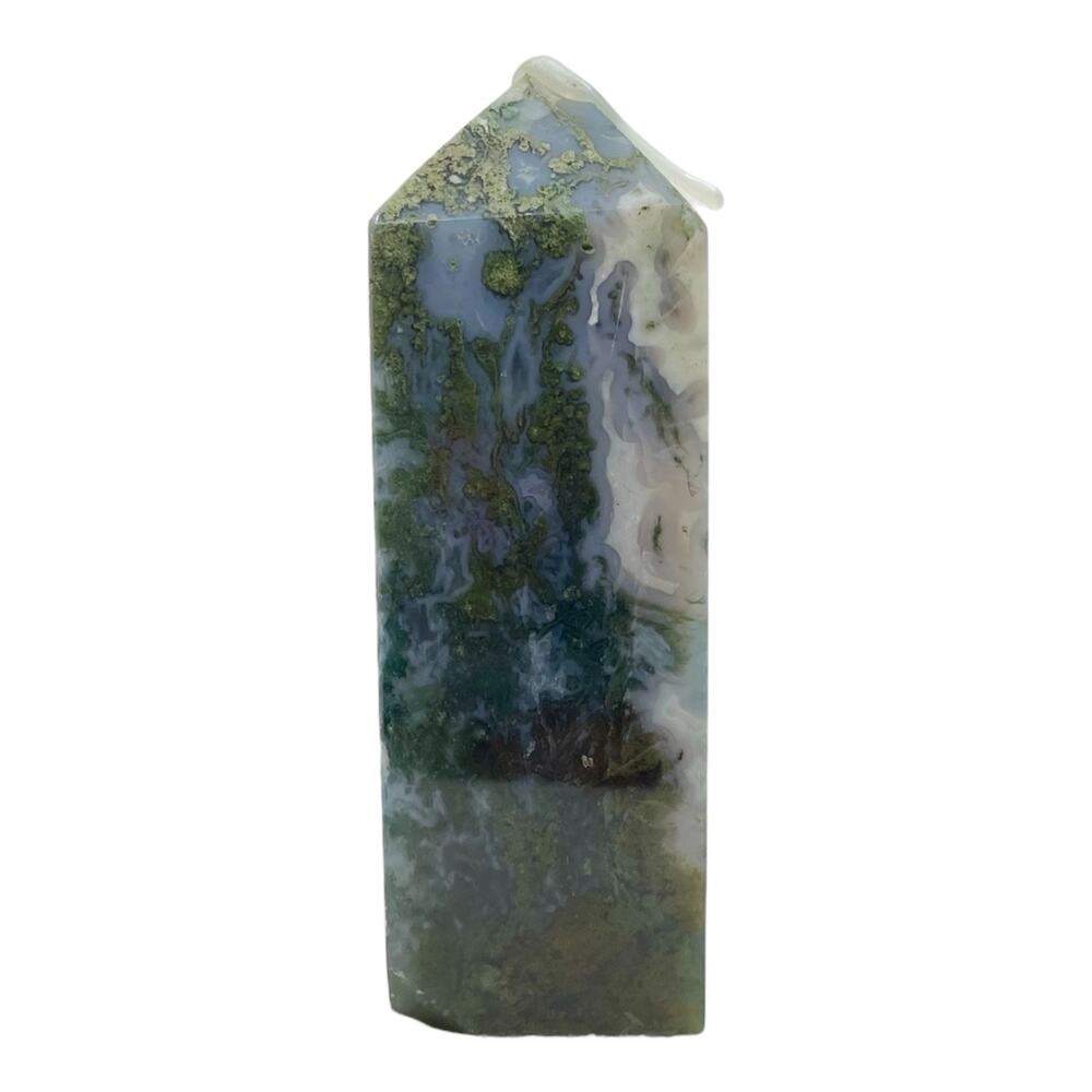Blue Moss Agate Tower #3
